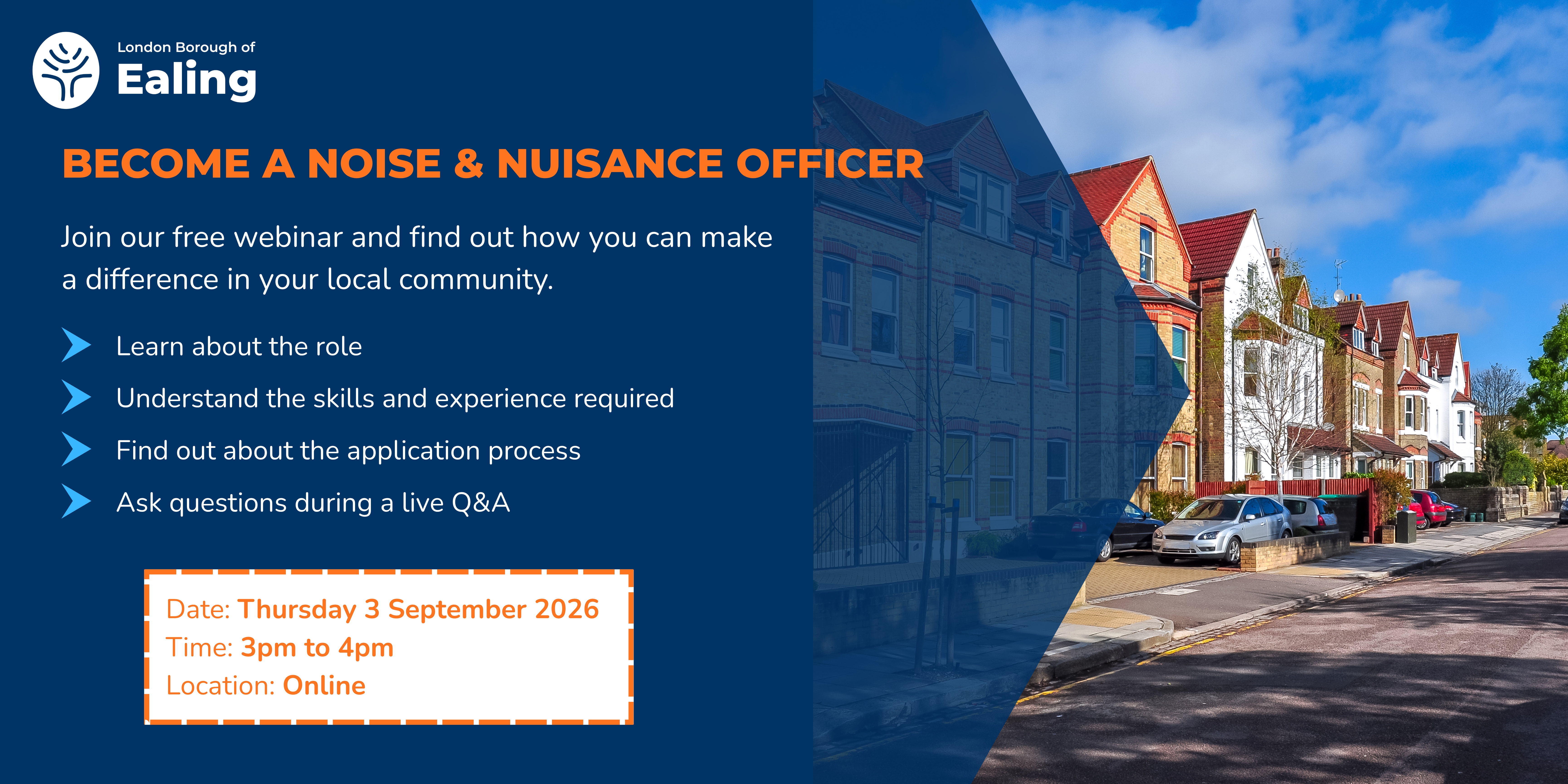 Webinar: noise and nuisance officer role Image